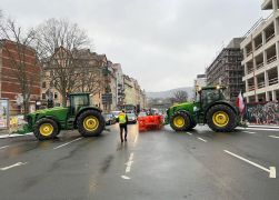 Unangemelde Strassenblockaden In Jena 29